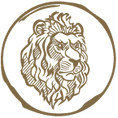 a lion latte art stamp