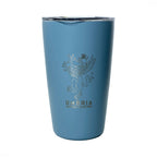miir light blue 12oz travel tumbler with umbria engraved logo on white background