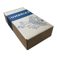 large kraft gift boc with umbria logo